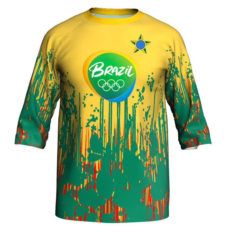 Long Motocross Downhill Cycling Jersey Bicycle Mtb Shirt Wear Pro Race Road Mountain Brazil Style Tops Breathable MX Clothes | Спорт и
