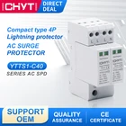 Компактное устройство для защиты от вспышки ICHYTI YTTS1-C40 Series, тип T2, устройство для защиты от перенапряжения, 4P, 420 В переменного тока, 20-40 кА, SPD
