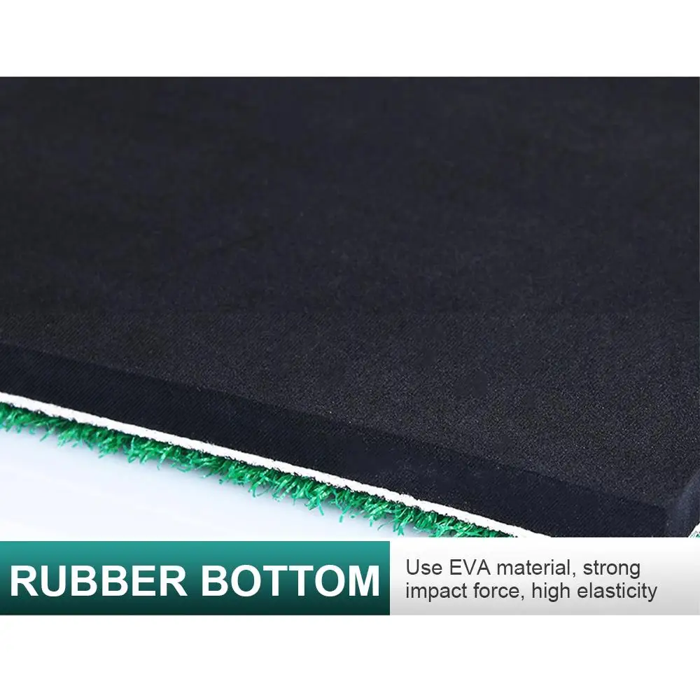 Practice Rubber Pad Golf Mat Artificial Lawn Green Useful Nylon Grass Backyard Hitting Durable Tee Indoor | Спорт и развлечения