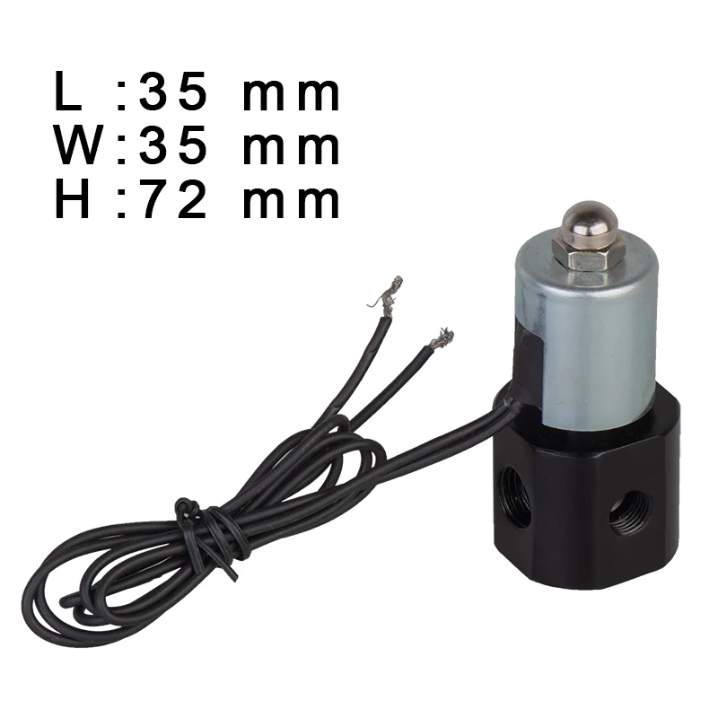 Universal 1 Bit 12v Solenoid Valve Air Ride Suspension Manifold Pneumatic Shock Absorber Modified Car Accessories | Автомобили и
