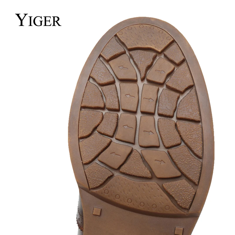 YIGER/Новинка; мужские Ботинки Martin; кожаные ботильоны без застежки; большие размеры; ботинки в байкерском стиле ручной работы; ковбойские ботинки; ботинки «Челси»; 151