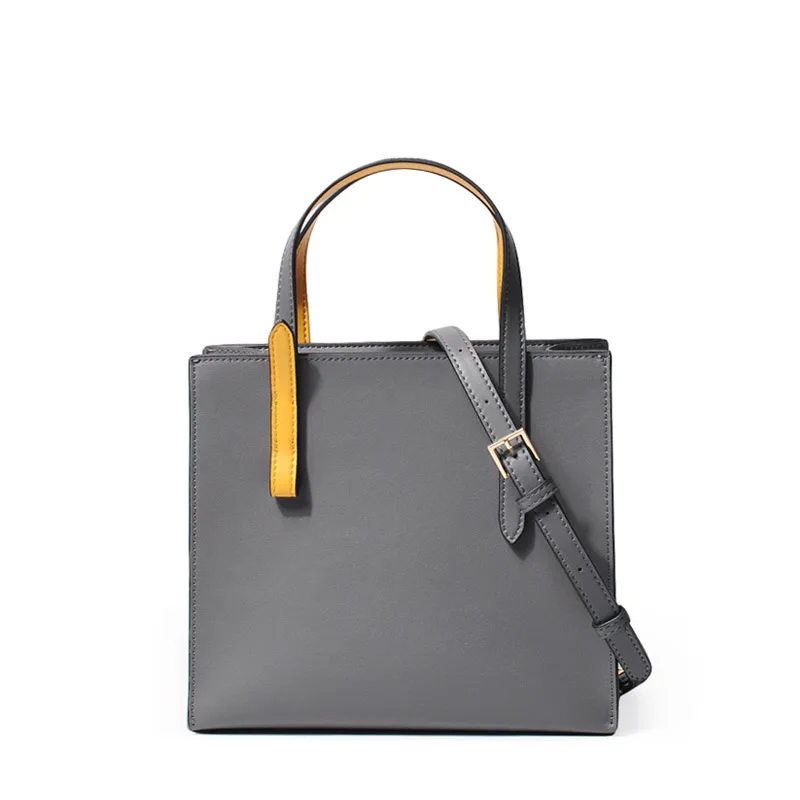 Модная контрастная цветная сумка тоут OUSSON новинка 2020 женская мессенджер из