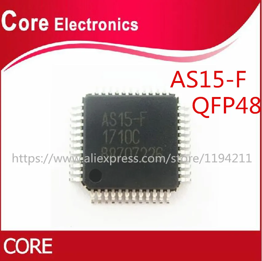 Оригинальный ЖК чип AS15 F AS15F QFP48 50 шт.|Интегральные схемы| |