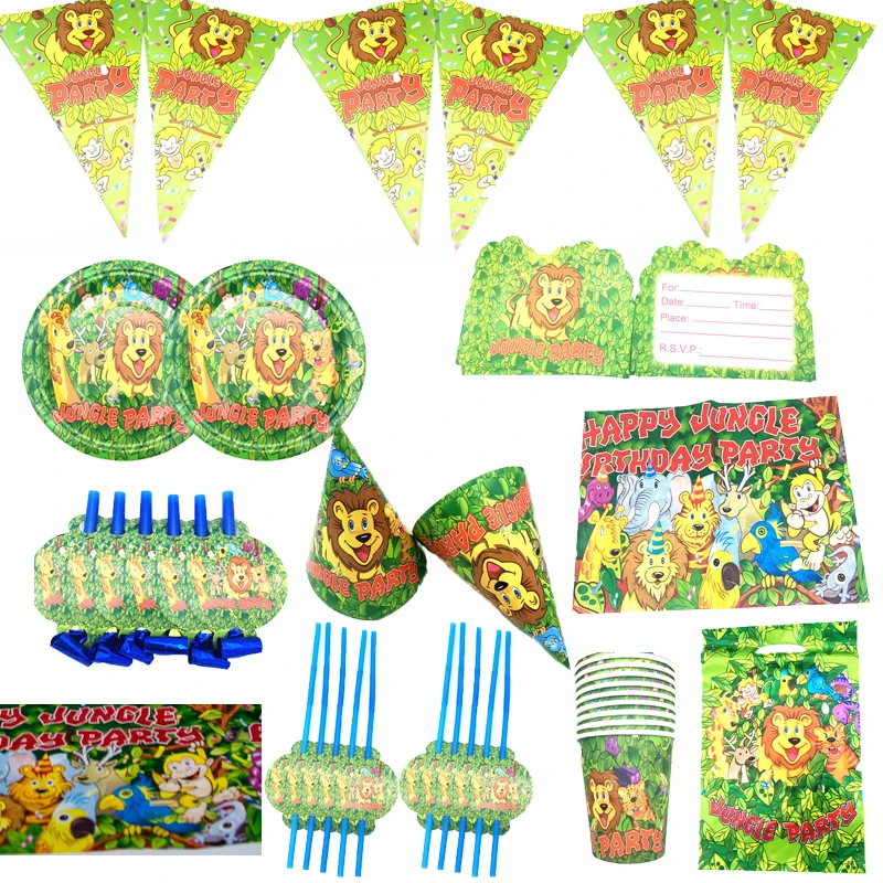 Воздушный шар в виде животных украшение для вечерние джунглях украшения