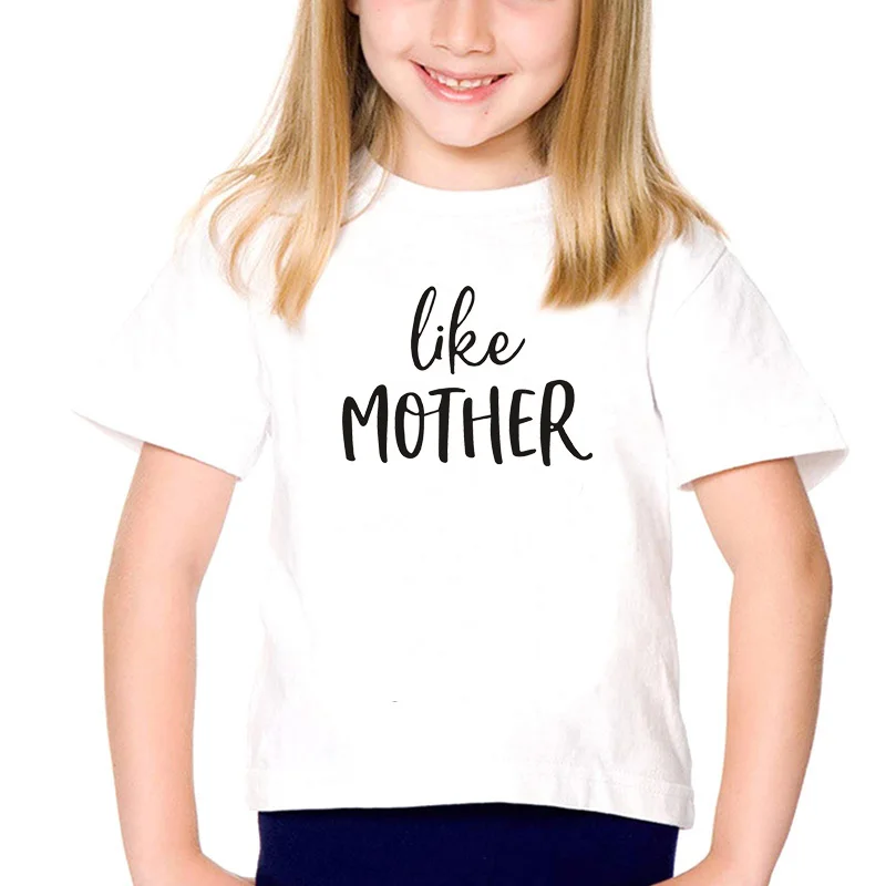 1 шт. как у мамы и дочки забавные одежда для рубашка Костюмы в стиле Мама я Милая