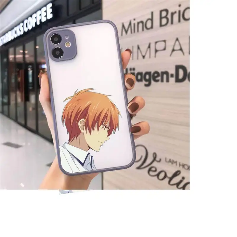 

Fruits Basket Japan anime Phone Cases matte transparent For iphone 7 8 11 12 plus mini x xs xr pro max cover