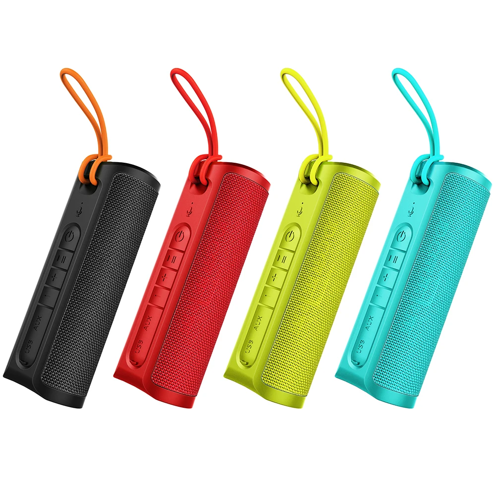 

Новый тренд, модный дизайн, портативный тканевый сетчатый bluetooth-динамик с водонепроницаемостью IPX4 для наружного или внутреннего освещения