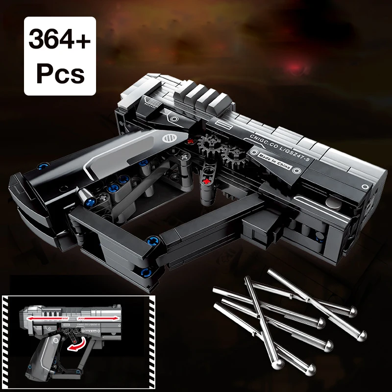 Пистолет для мальчиков Модель Дети DIY сигнала винтовка собранные строительные
