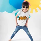 Футболка для девочек и мальчиков 12 лет, футболка с изображением мультяшного оленя из мультфильма Disney, детская одежда в стиле Харадзюку
