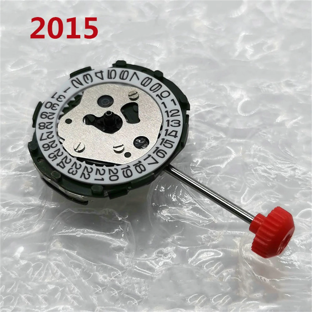 

Новинка, японские кварцевые часы Miyota 2015 с календарем на 3 даты на 6 без аккумулятора для замены и ремонта