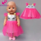 17 дюймов кукла балетное кружевное платье подходит для 43 см новорожденный кукла платье 18 дюймов Кукла одежда брюки
