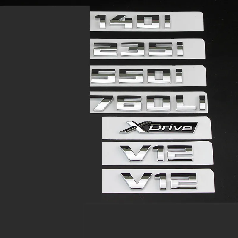 DIY Chrome for BMW M1 M2 M3 M4 M5 M6 X1M X2M X3M X4M X5M X6M M550d M50i M135i M240i M335d Emblem Car Trunk Badge | Автомобили и