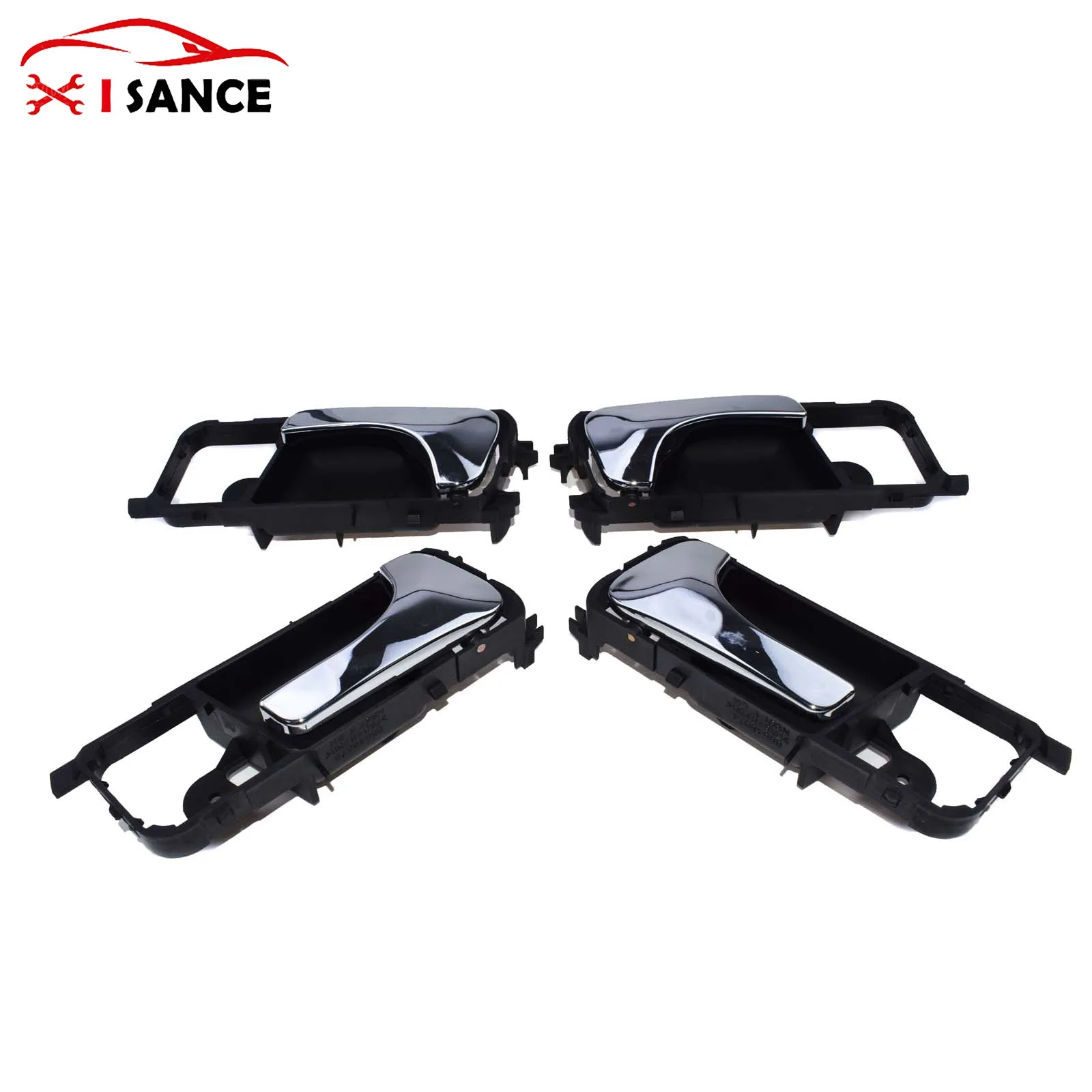 Внутренняя хромированная дверная ручка Передняя Задняя LFET правая 96548063 96548064 для GM