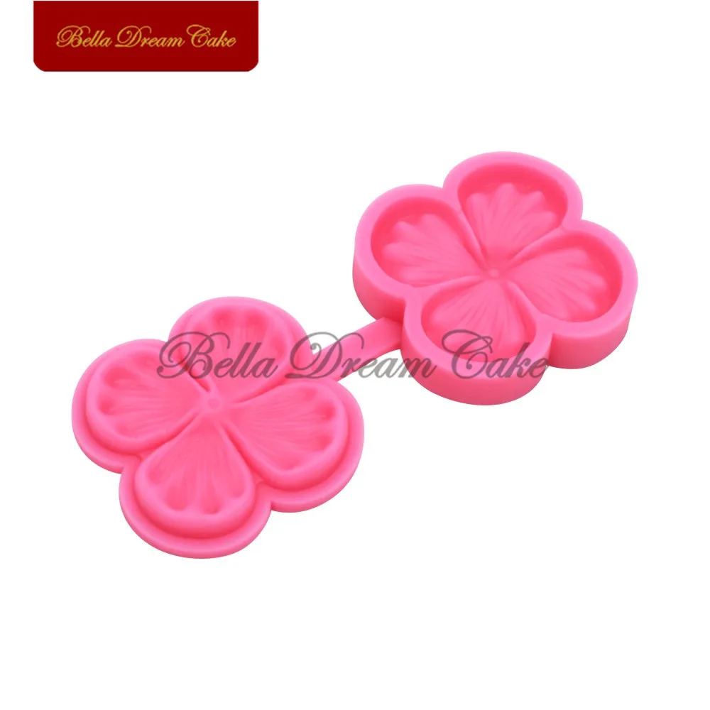 Силиконовая форма в виде сиреневого лепестка для шоколадного мыла сделай сам