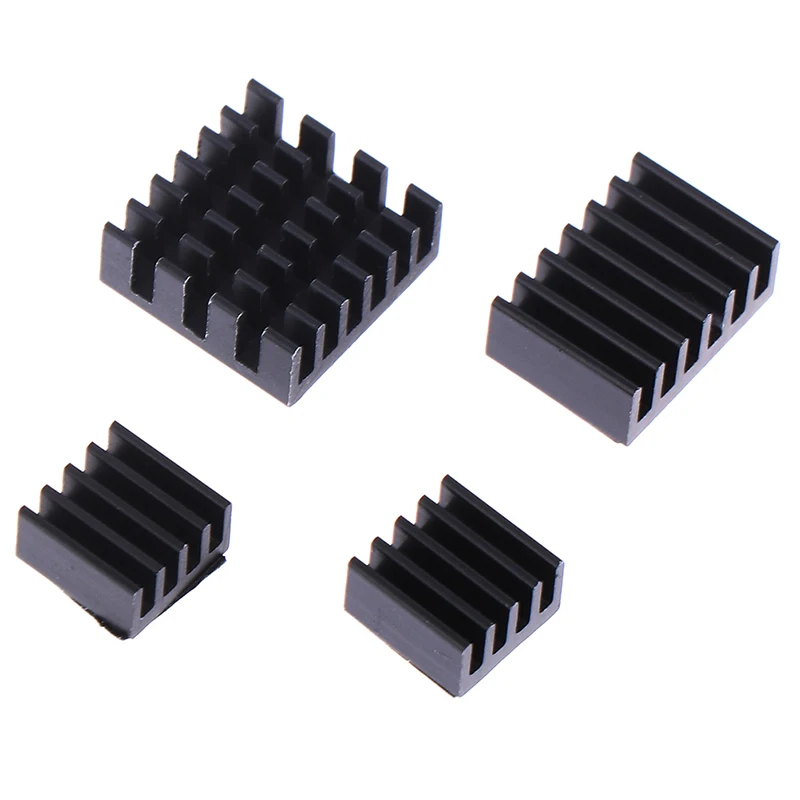 

For Raspberry Pi 4B Aluminum Heatsink Radiator Cooler Kit for Raspberry Pi 4 Model B Heat Sink CPU RAM LAN USB Cooling Sink