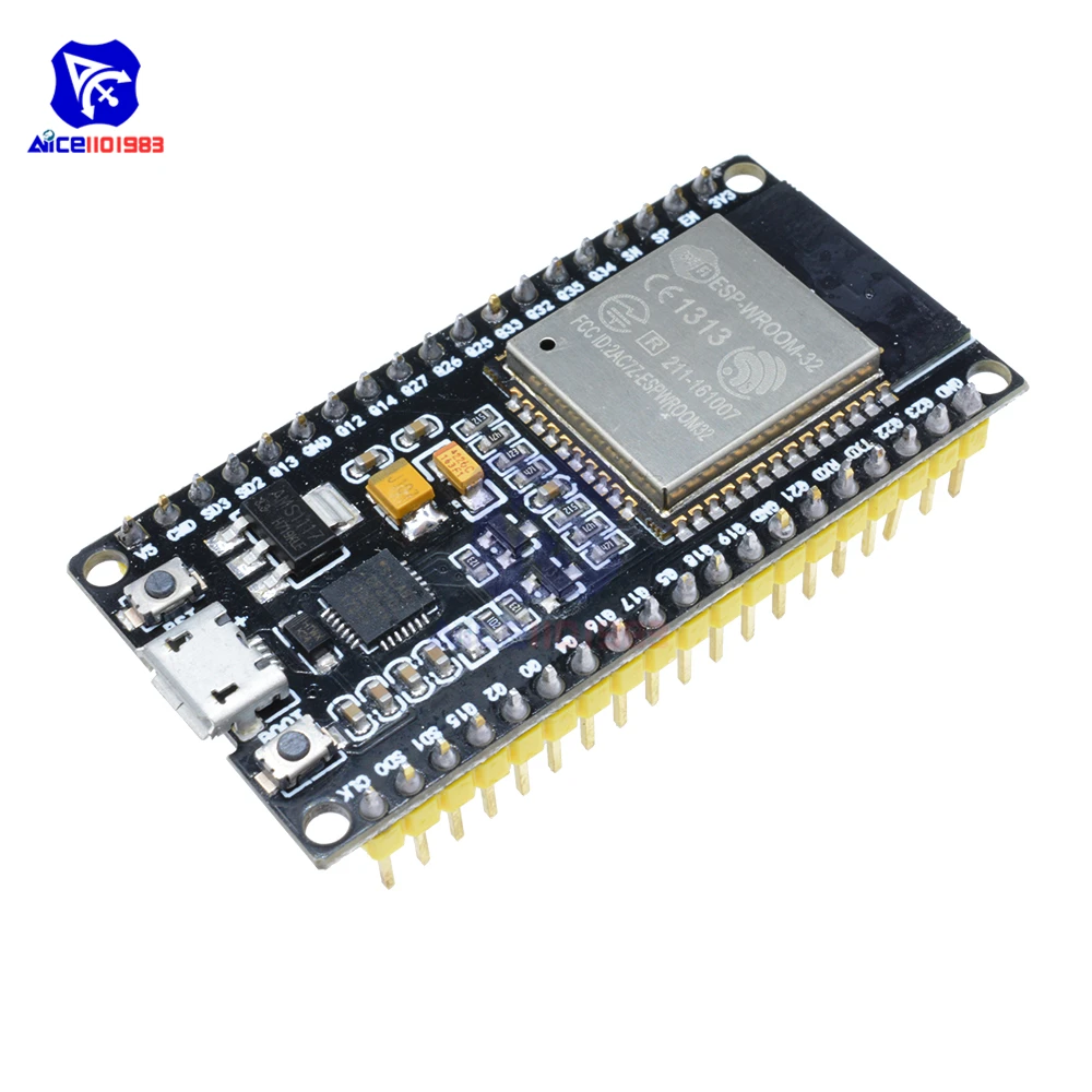 ESP32 Wroom ESP-WROOM-32 WIFI Bluetooth макетная плата Dual Core CPU CP2102 сверхнизкая мощность ESP32S Micro USB