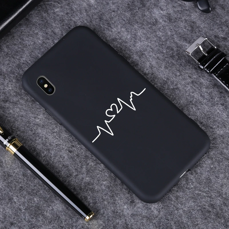 -BLACK-062 Сердце Карамельный цвет силиконовый чехол для samsung Galaxy A50 A30 A40 A10 A20 A70 M10 M20 M30 A7 A8 J6 J8 A750 A80 J4 Plus A10S - Цвет: -BLACK-062