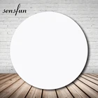 Белые зеленые розовые синие однотонные круглые фоны для портретной фотосъемки на день рождения свадьбу вечеринку