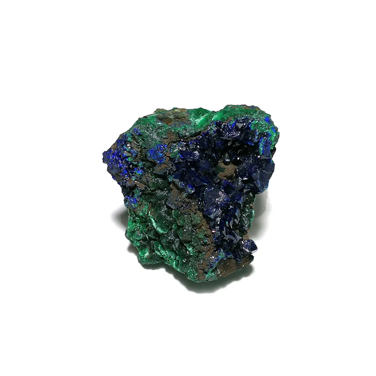 

61g B5-3a Natural Stone Malachite Azurite Mineral Crystal Specimen Home Decoration from Anhui Province China