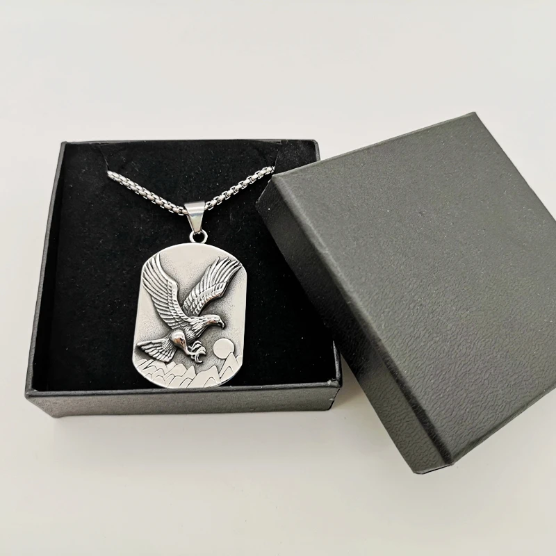 2024 Новинка винтажная подвеска и ожерелье из нержавеющей стали 316 с подвеской в