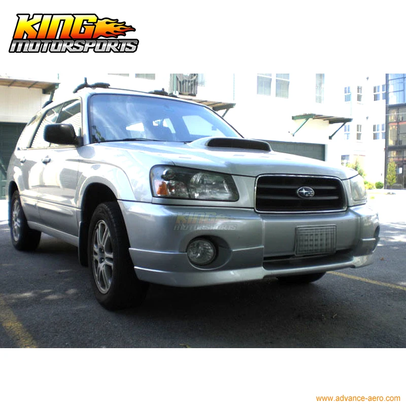 Подходит для 2003 2004 2005 Subaru Fit Forester Sg5 DS Style Unrethane передний бампер спойлер|bumper lip
