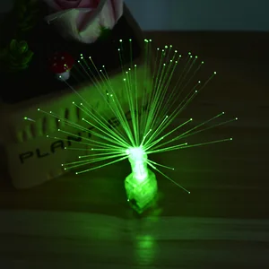 fiber optic finger lights led small night lights holiday atmosphere party decorative lights free global shipping