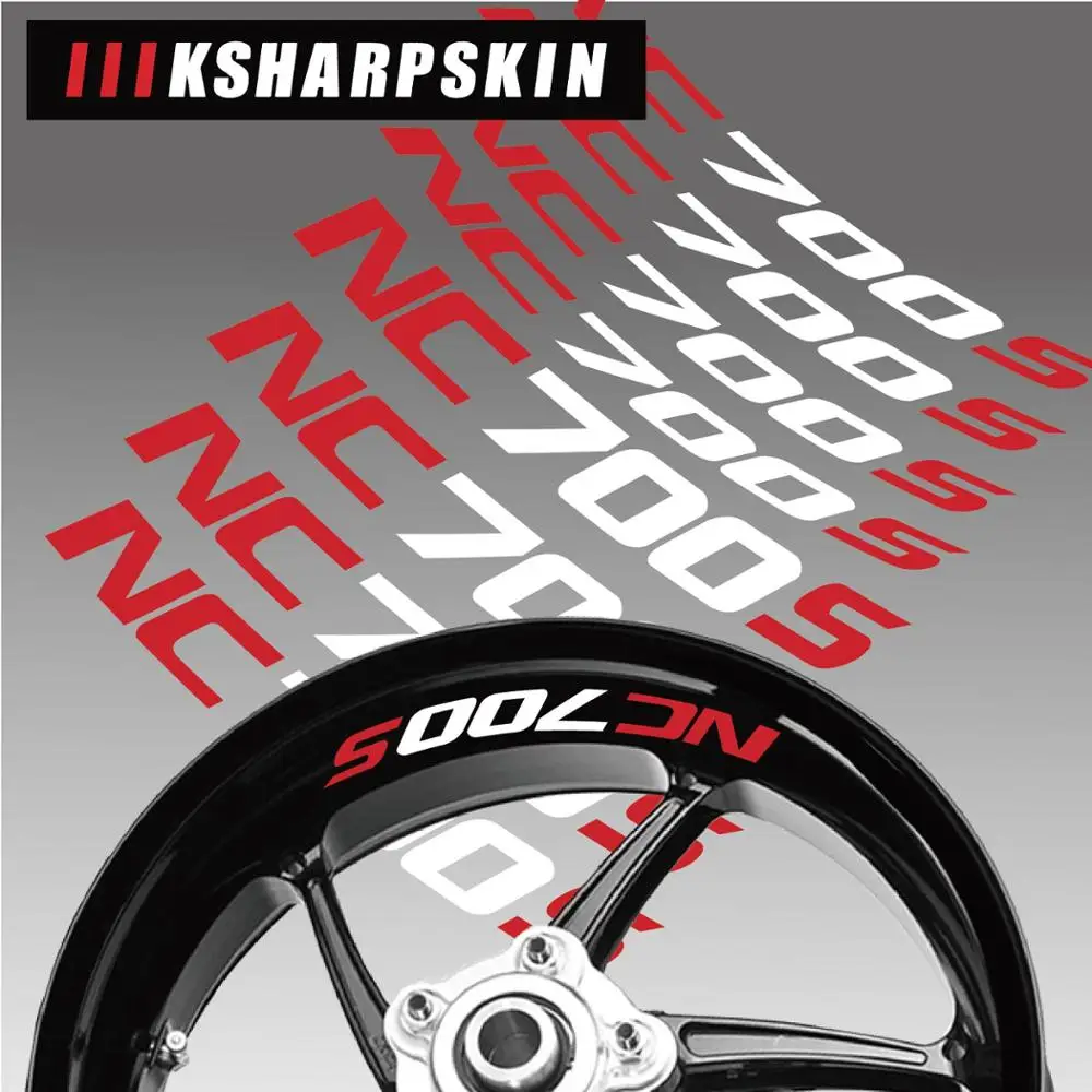 Новинка Светоотражающая наклейка для мотоциклетных шин креативная с логотипом