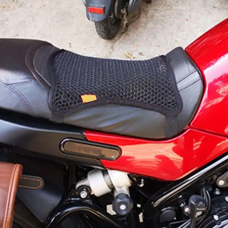 

Summer Motorcycle Breathable Cool Sunproof Seat Cushion Cover Heat Insulation Mounting Air Pad Motorbike Seat