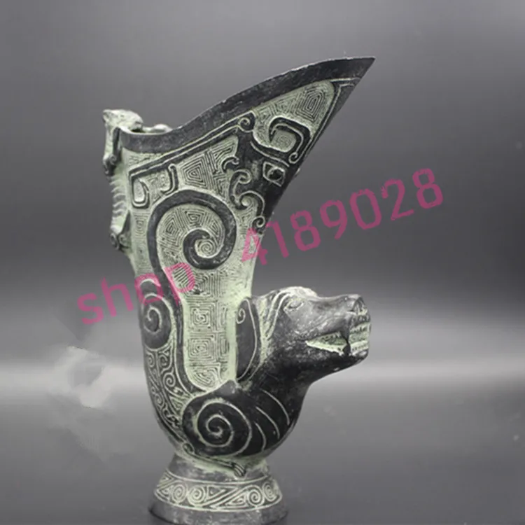 

Ancient bronzes, twelve Chinese Zodiac dogs Warring States cups, antiques Collectibles