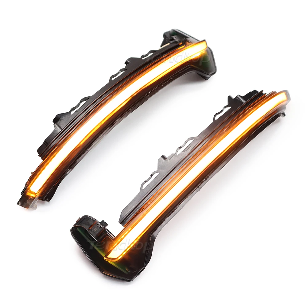 

For Audi TT TTS TTRS MK3 8S 2015-2020 R8 LED Dynamic Turn Signal Blinker Sequential Repeater Side Mirror Indicator Light