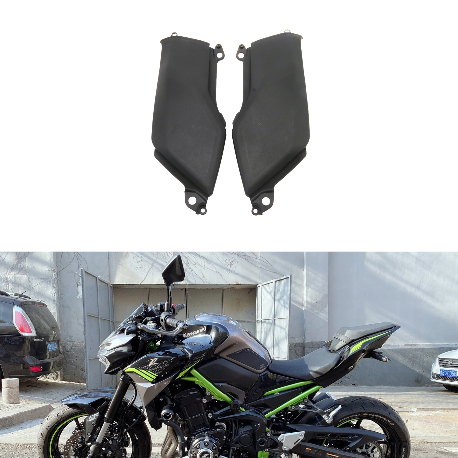 

Motorcycle Unpainted Gas Tank Unit Cover For Z900 2017 2018