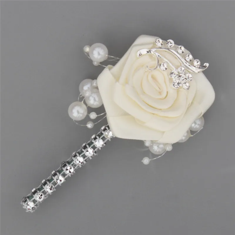 

6piece/lot Groom Boutonniere Best Men Flower Boutonniere Wedding Corsage Artificial Flower brooch Wedding boutonniere X559-17