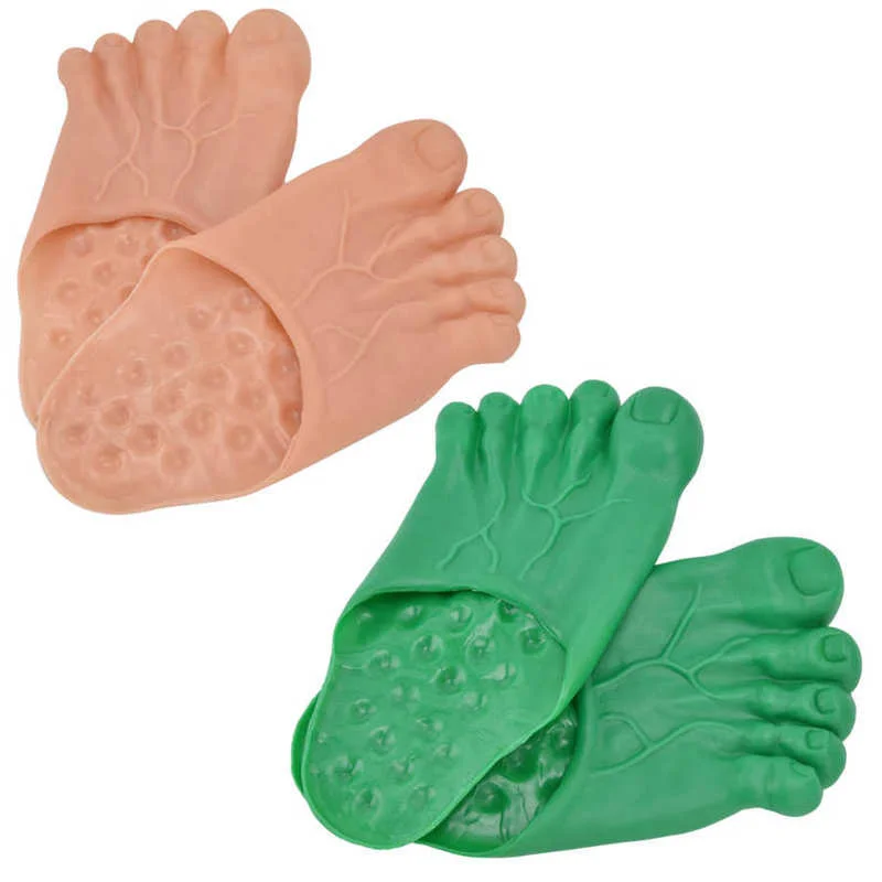 

Тапочки для Хэллоуина бахилы Bigfoot Пинцет апрельский день фокусы игрушка мяч макияж шоу для детей подарок для детей