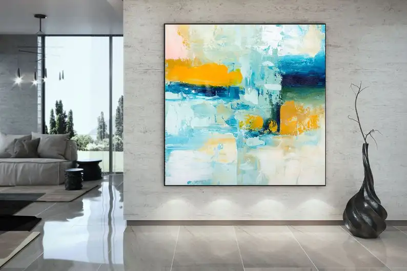 

Large Paintings On Canvas,Abstract Canvas Art,Modern Art,Contemporary Art,Extra Large Wall Art,Abstract Artworks Bedroom Art