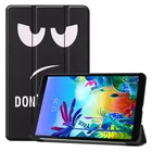 Чехол с красивым принтом для LG G Pad 5, Складной флип-чехол из искусственной кожи 10,1 дюйма с подставкой, защитный чехол
