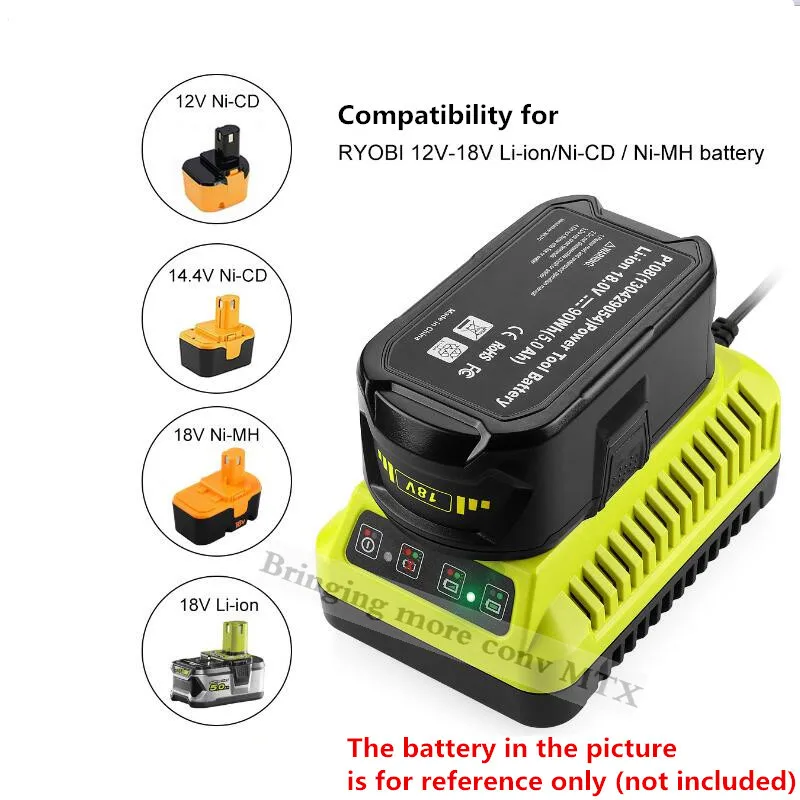 Зарядное устройство ryobi P117 для Ni-CD Ni-MH li-ion батарей 12 В 14 4 18 в | Электроника