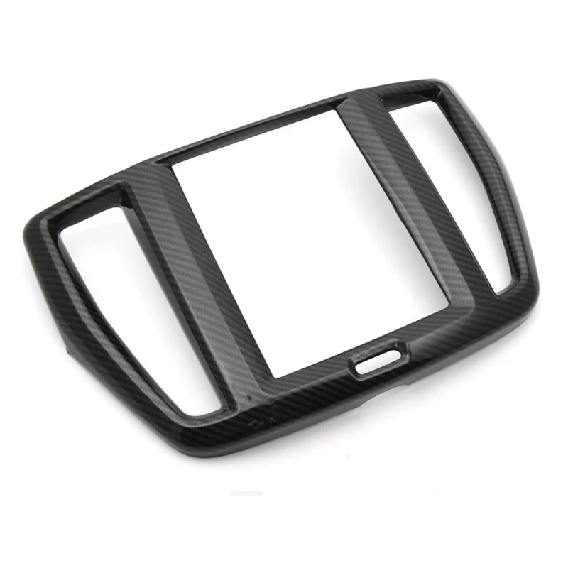 Автомобильная Панель навигации из АБС-углеродного волокна декоративная крышка