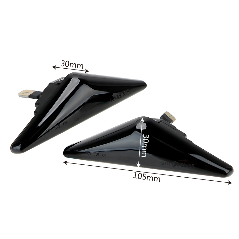 LEEPEE A Pair указатели поворота 18SMD светильник для проточной воды сигнальная лампа