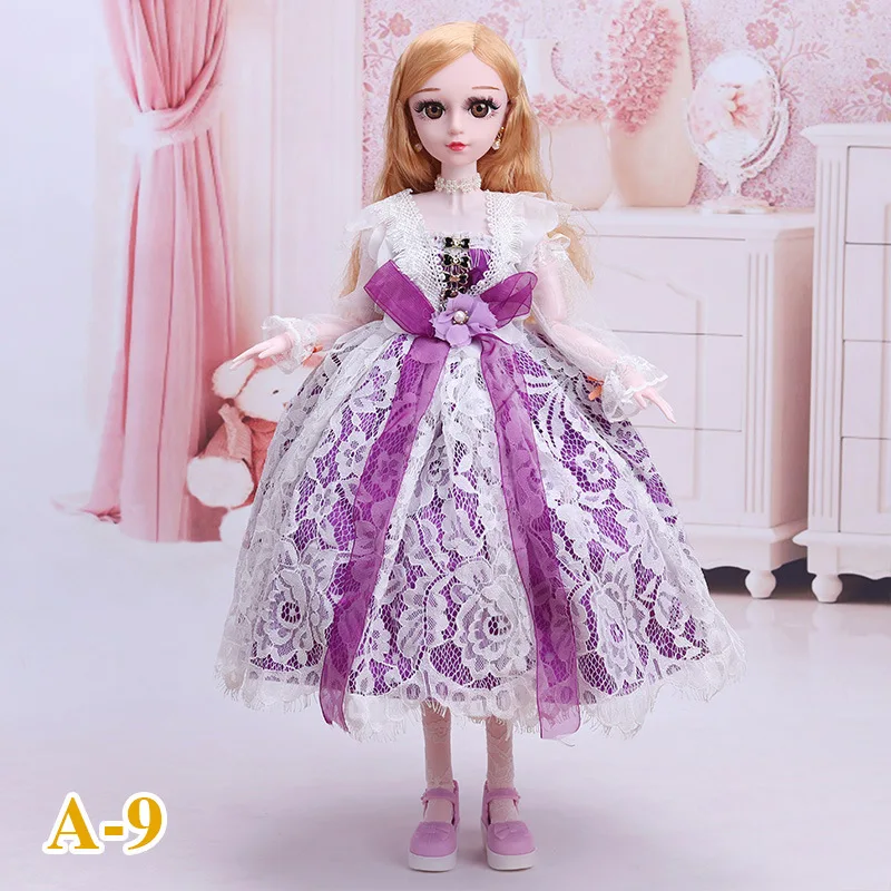 Аксессуары для кукол 22 дюйма 60 см одежда шарнирной куклы кружевное свадебное