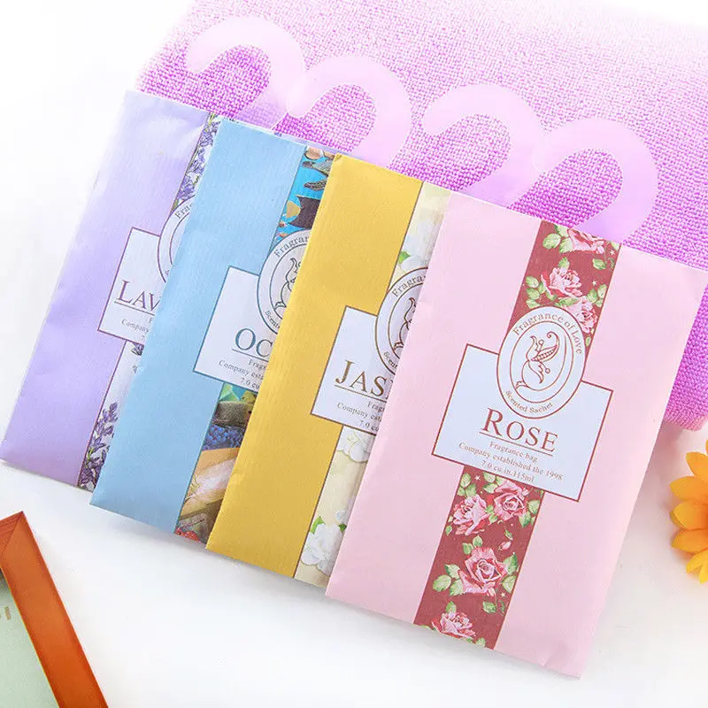 5 Taste New Fresh Air Scented Fragrance Home Wardrobe Drawer Car Perfume Sachet Bag Aromatherapy Package | Дом и сад