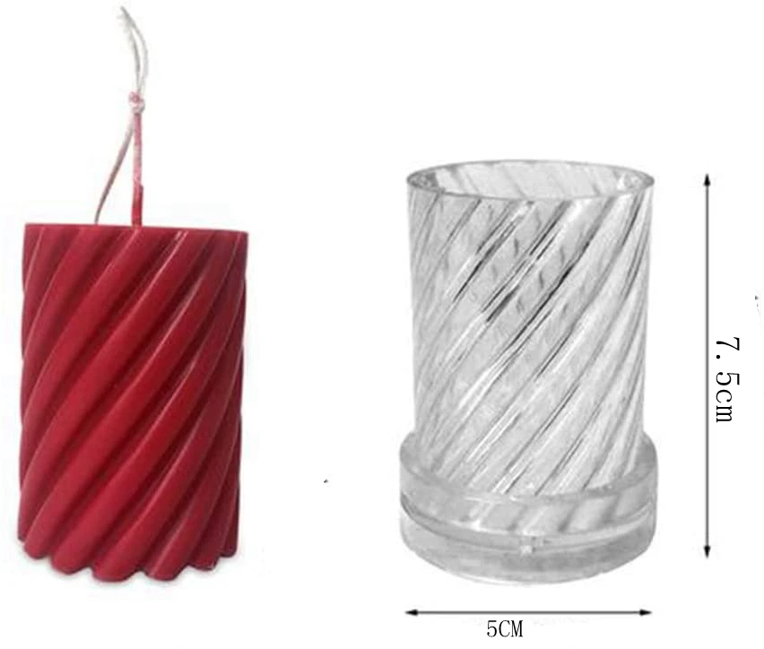 

Heart Candle Making Soap Moulds Baking Moulds DIY Craft Tools 2 Pack