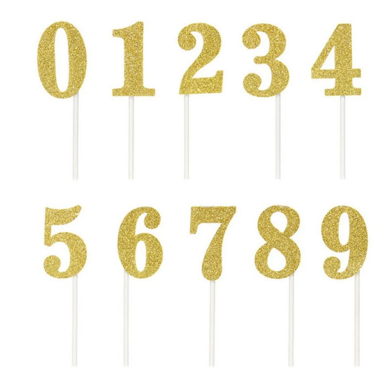 

Digital Cake Topper 0-9 0-9 Digital Birthday Party Cake Insert Cake Decoration Wedding Cakes Dessert Decor Decorations Accessory