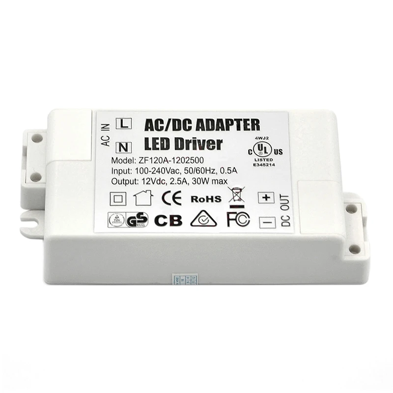 Акция! 30 Вт Светодиодный драйвер 240 В-12 В постоянного тока Трансформатор