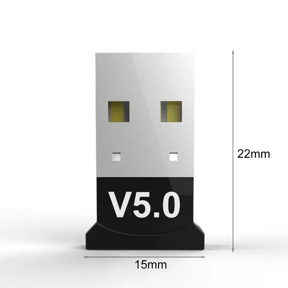

Mini Bluetooth 5.0 USB Wireless Adapter Audio Receiver Transmitter for PC Laptop Earphone