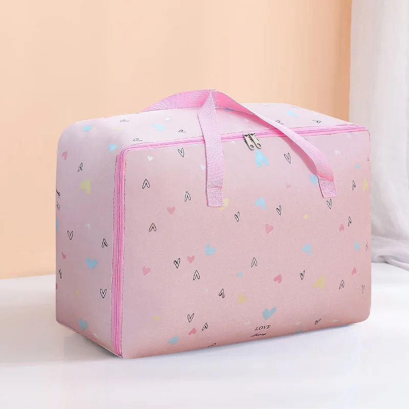 Ручка-органайзер для одеял Портативная сумка хранения одежды Сумка с принтом