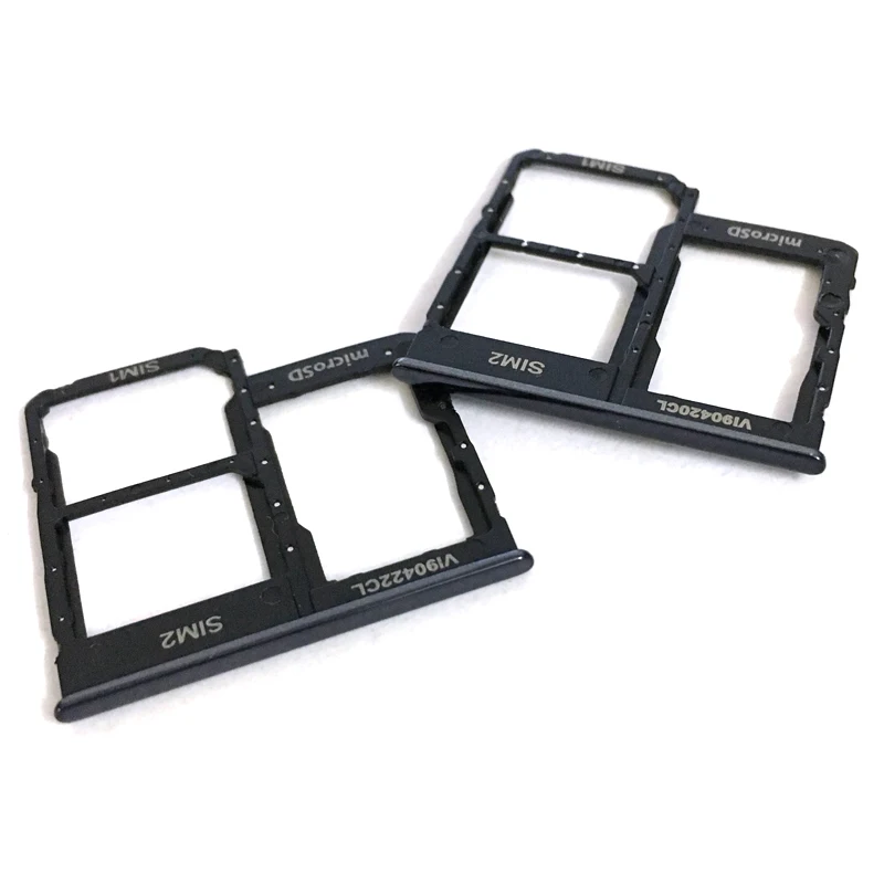 Лоток для sim-карты SD Держатель для чтения samsung Galaxy A40 A405 A405F двойной лоток для sim-карты сменный держатель слота часть