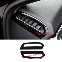 for toyota camry 2018 2019 stainless steel car front side small air outlet decoration cover trim car styling accessories 2pcs