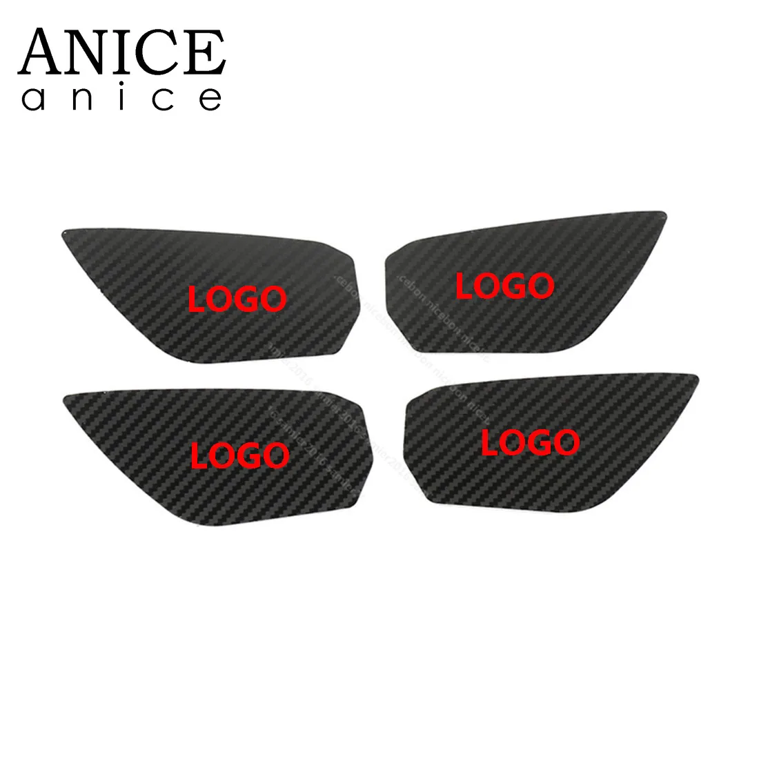 Углеродное волокно цветная стальная внутренняя дверная ручка крышка чаши