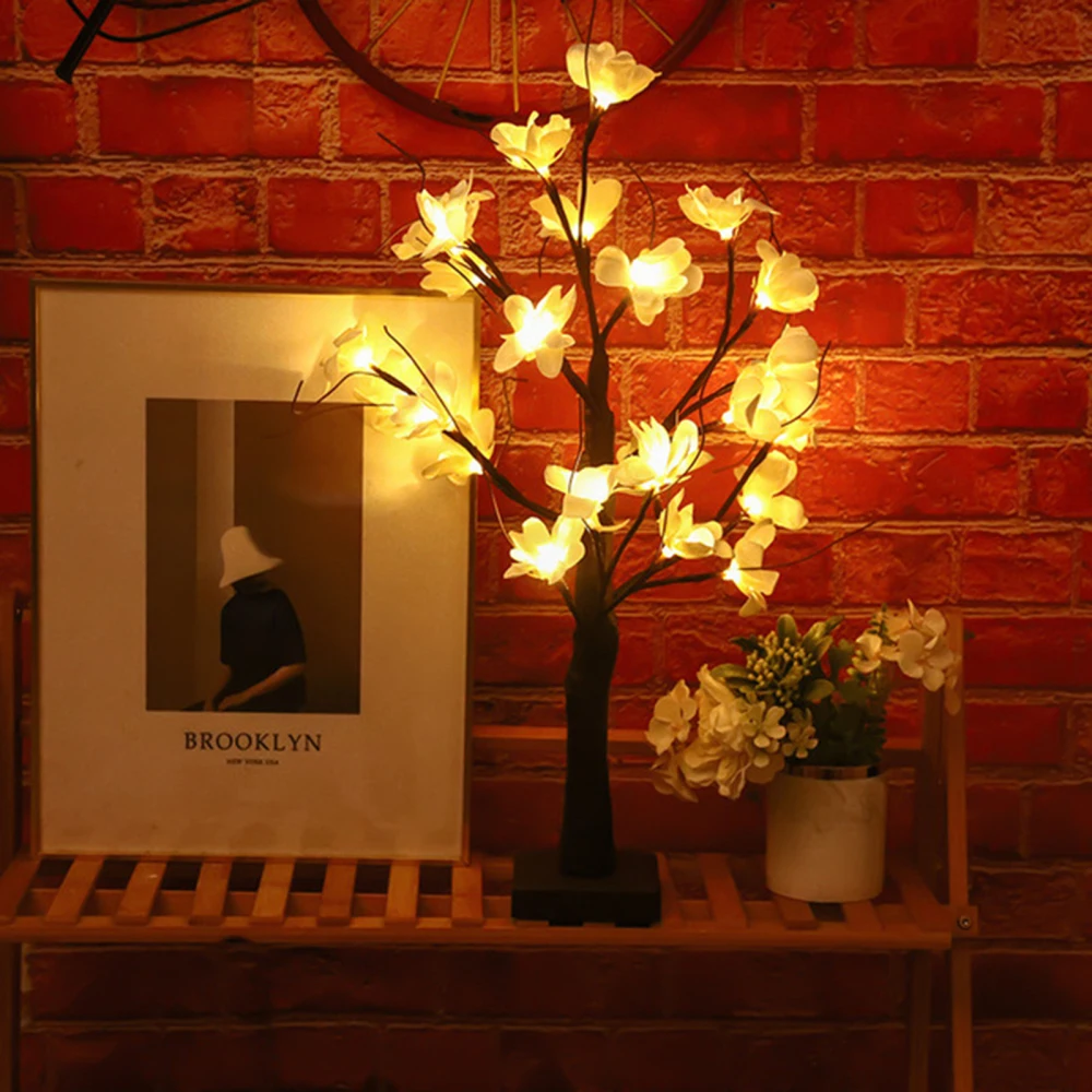 

LED Lamp Glowing Wear-resisting For Home Decoration Lantern Tree Night Light