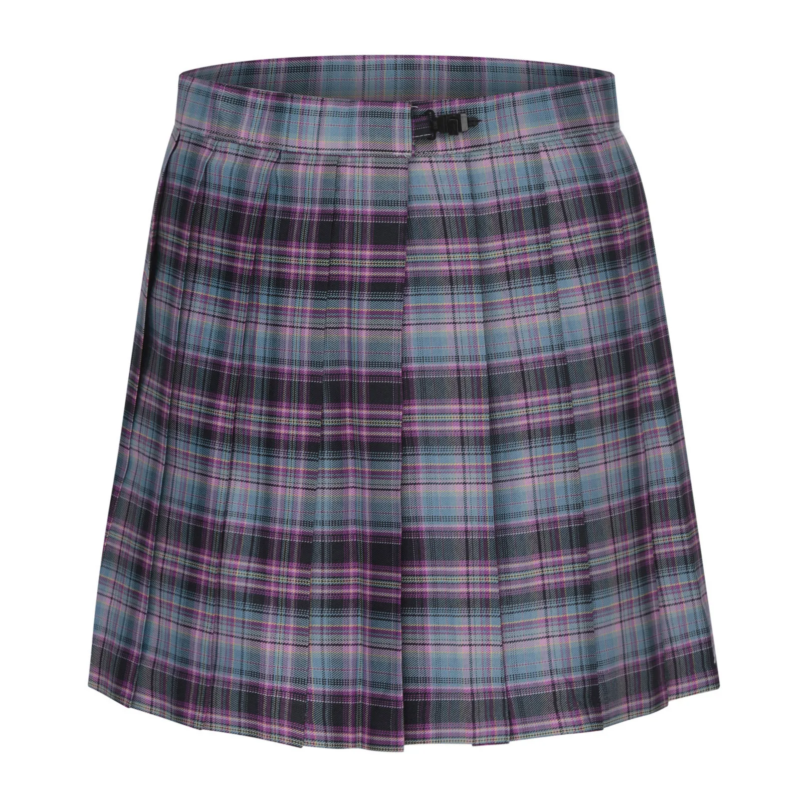 

Womail skirt pleated skirt gothic skirt y2k skirt jk mini skirt Fashion Women Plaid Pleated A-Line Skirt High Waist Short Skirt